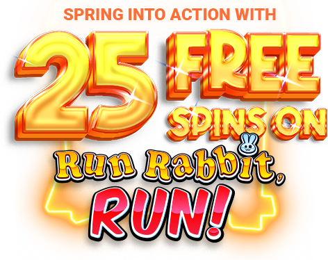 Slot Games 25 Free Spins on Run Rabbit, Run